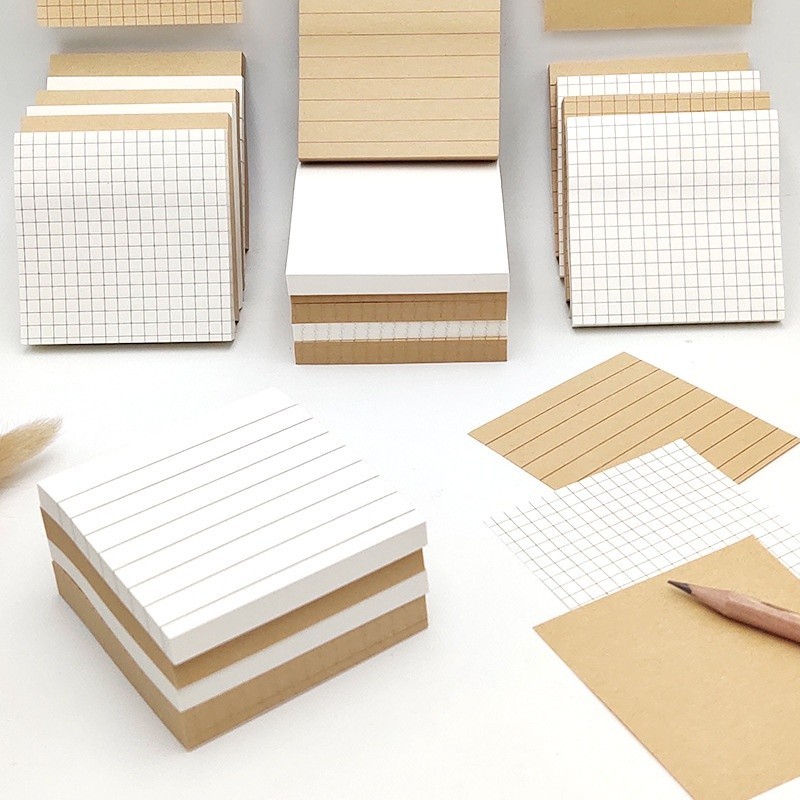 Office Stationery Supply List - Bloc-notes autocollant de 80 feuilles, autocollants