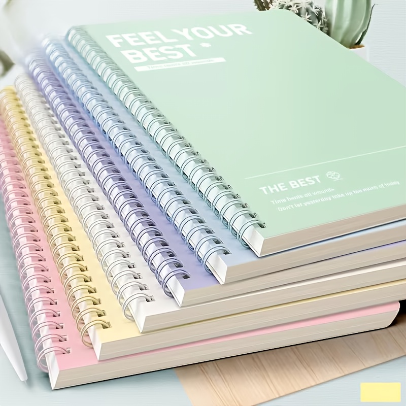 Graph Paper Pad - Lot de 6 carnets spirales, carnet