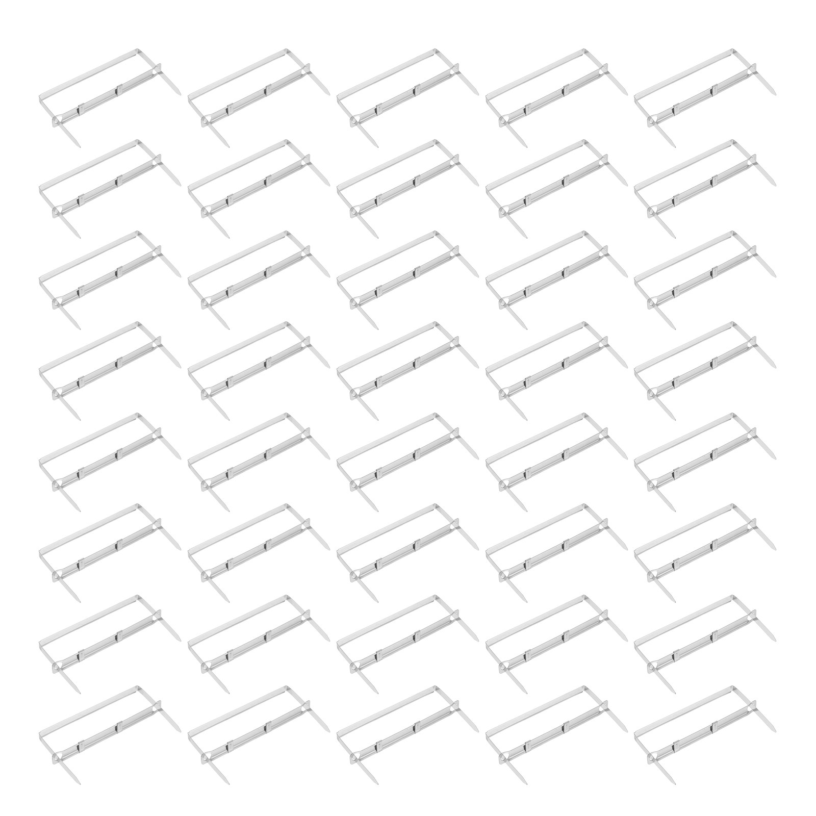 Binder Clip Assorted - 50 attaches métalliques à 2 trous