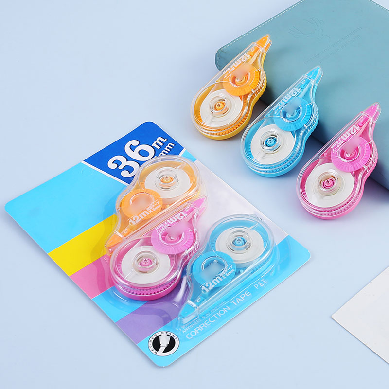 Correction Tape Roller - 3 paquets, ruban correcteur de couleur,