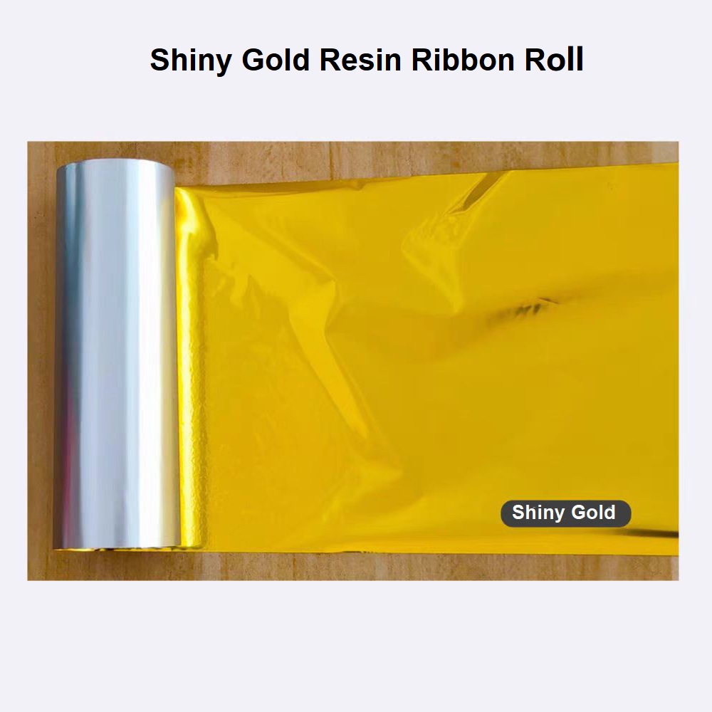 Self Inking Stamp - Ruban en résine feuille d'or brillant