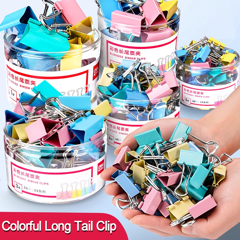 Clips de reliure en métal long - Binder Clip Assorted avis et prix