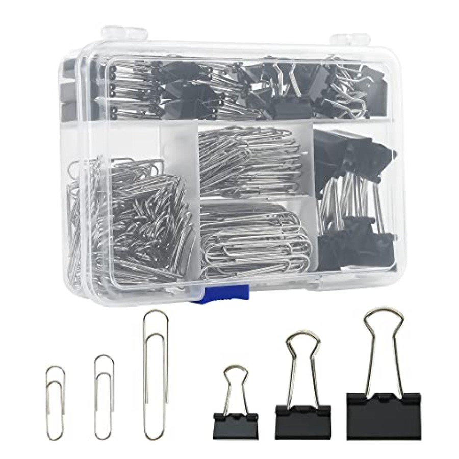 Lot de 340 pinces à documents  - Binder Clip Assorted avis et prix