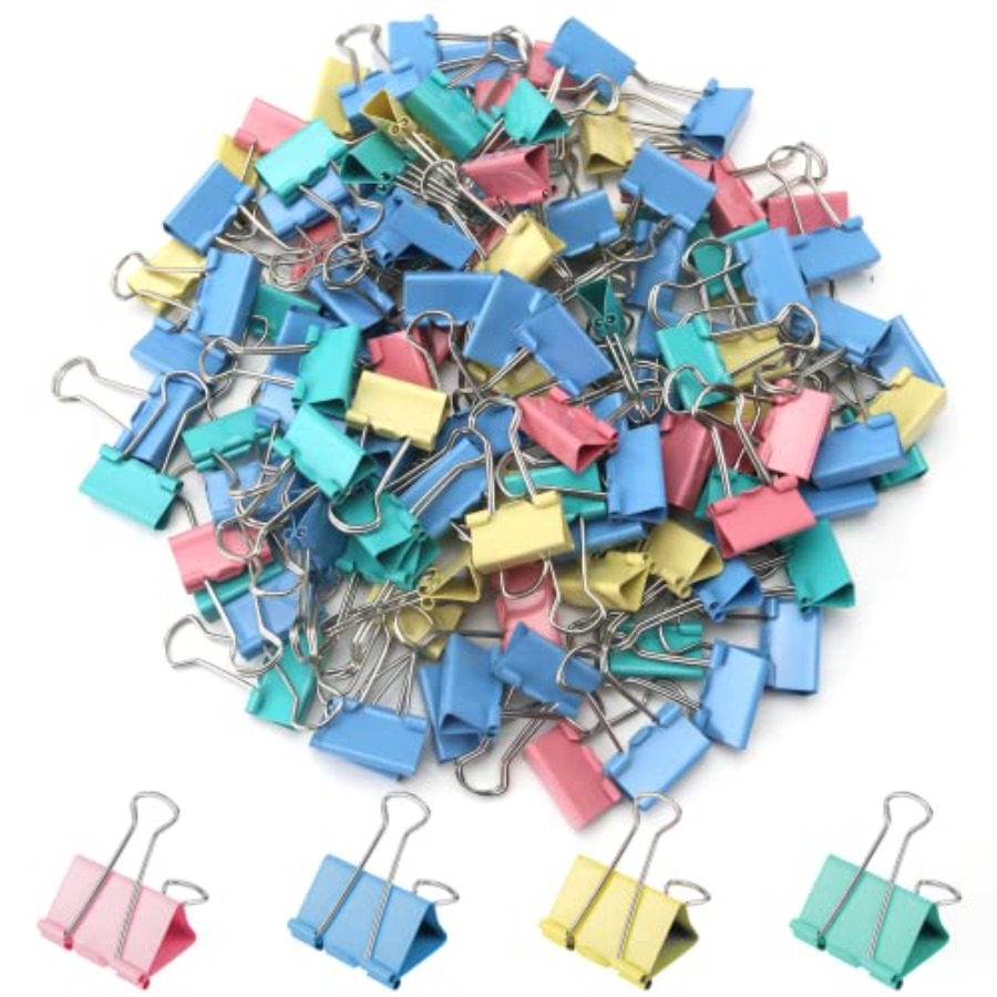 Lot de 120 pinces à papier de  - Binder Clip Assorted avis et prix