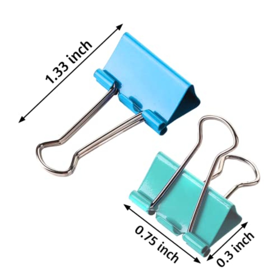 Lot de 120 pinces à papier de  - Binder Clip Assorted avis et prix
