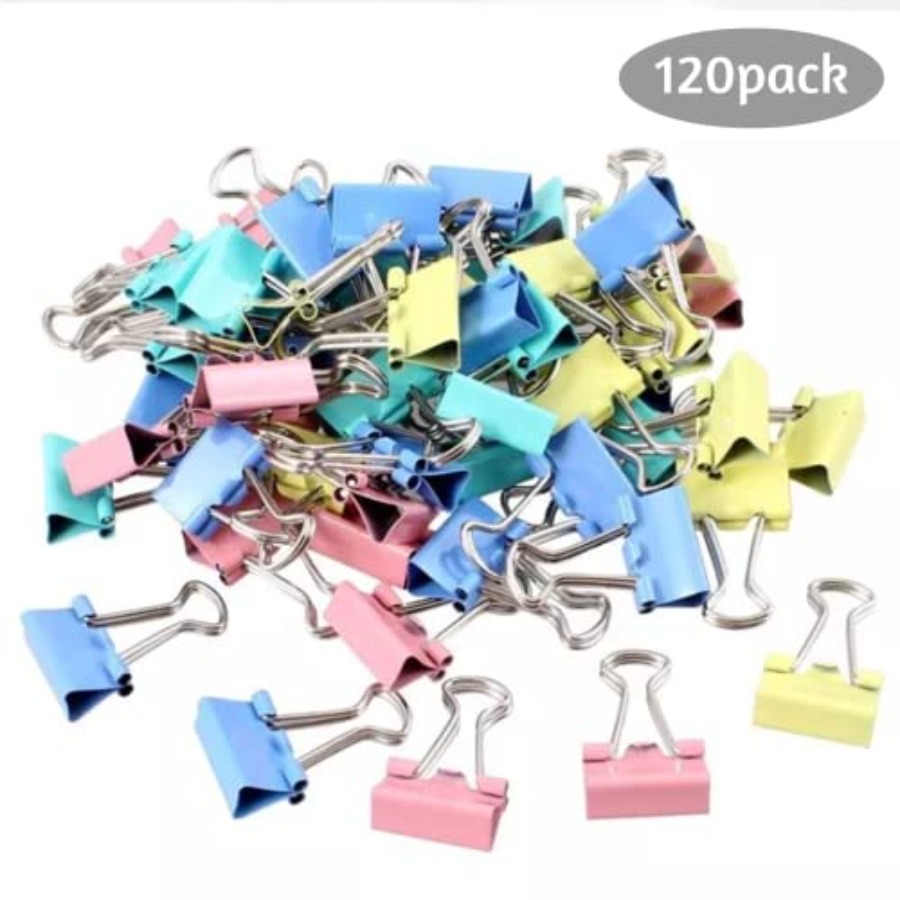 Lot de 120 pinces à papier de  - Binder Clip Assorted avis et prix