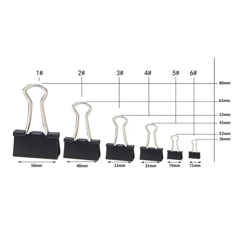 Clips en métal pour papier, 10 - Binder Clip Assorted avis et prix