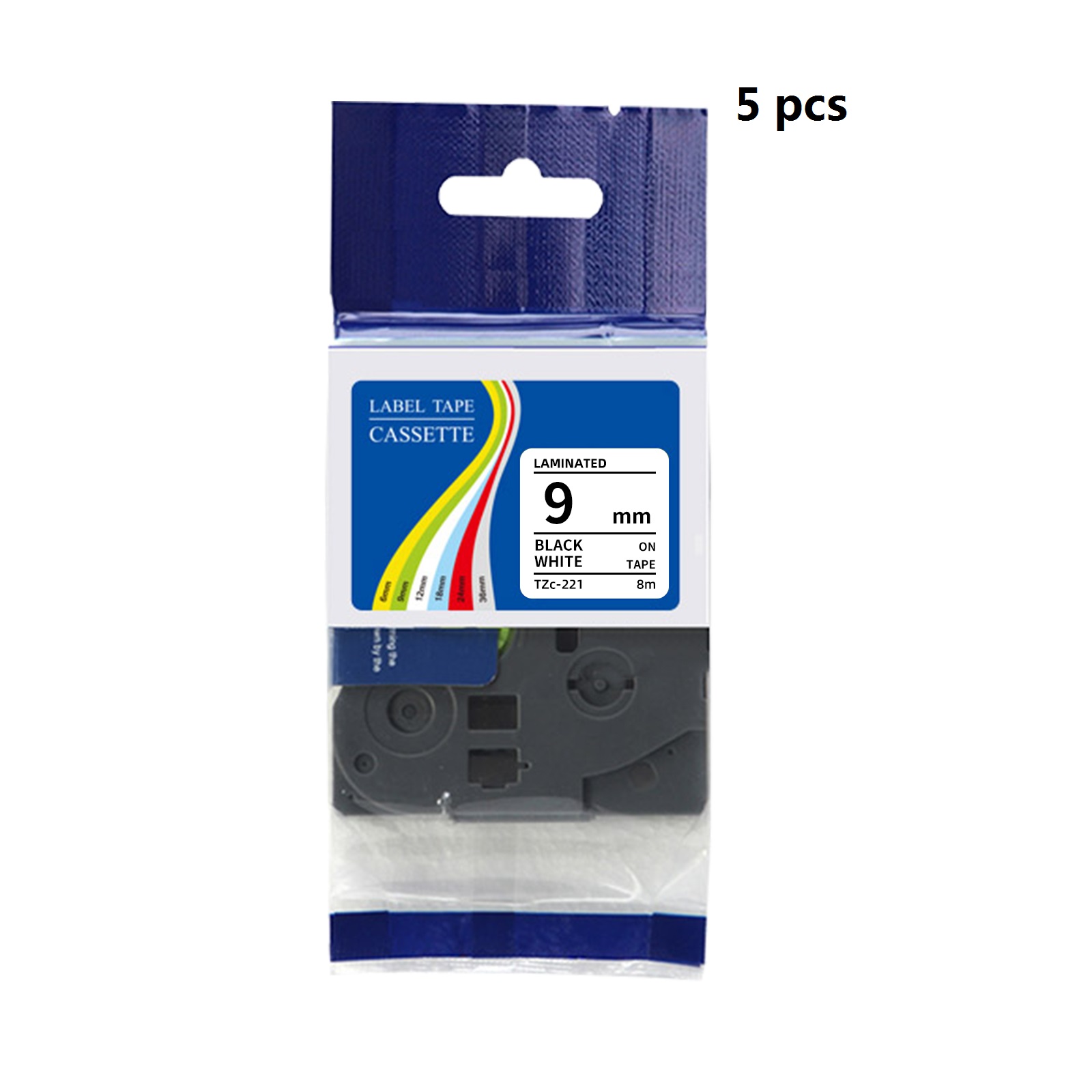 5 bandes de ruban adhésif lami - Label Printer Tape avis et prix