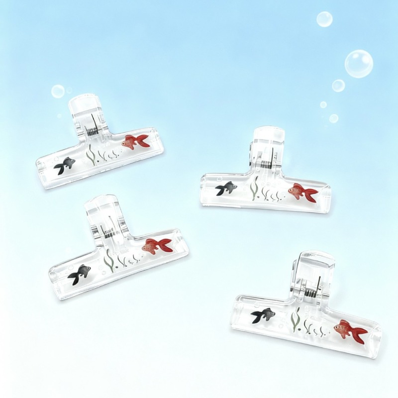 Clips de reliure transparents  - Binder Clip Assorted avis et prix