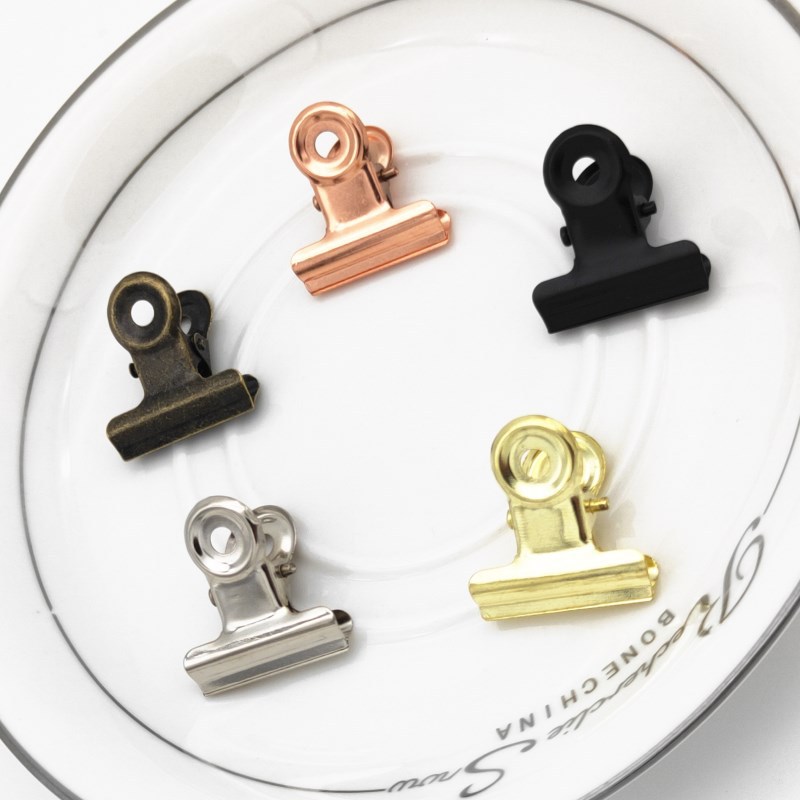 Clips de poignée ronds en méta - Binder Clip Assorted avis et prix