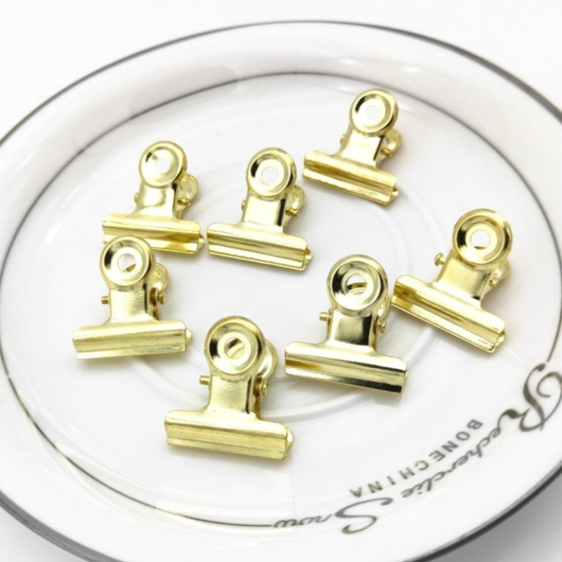 Clips de poignée ronds en méta - Binder Clip Assorted avis et prix