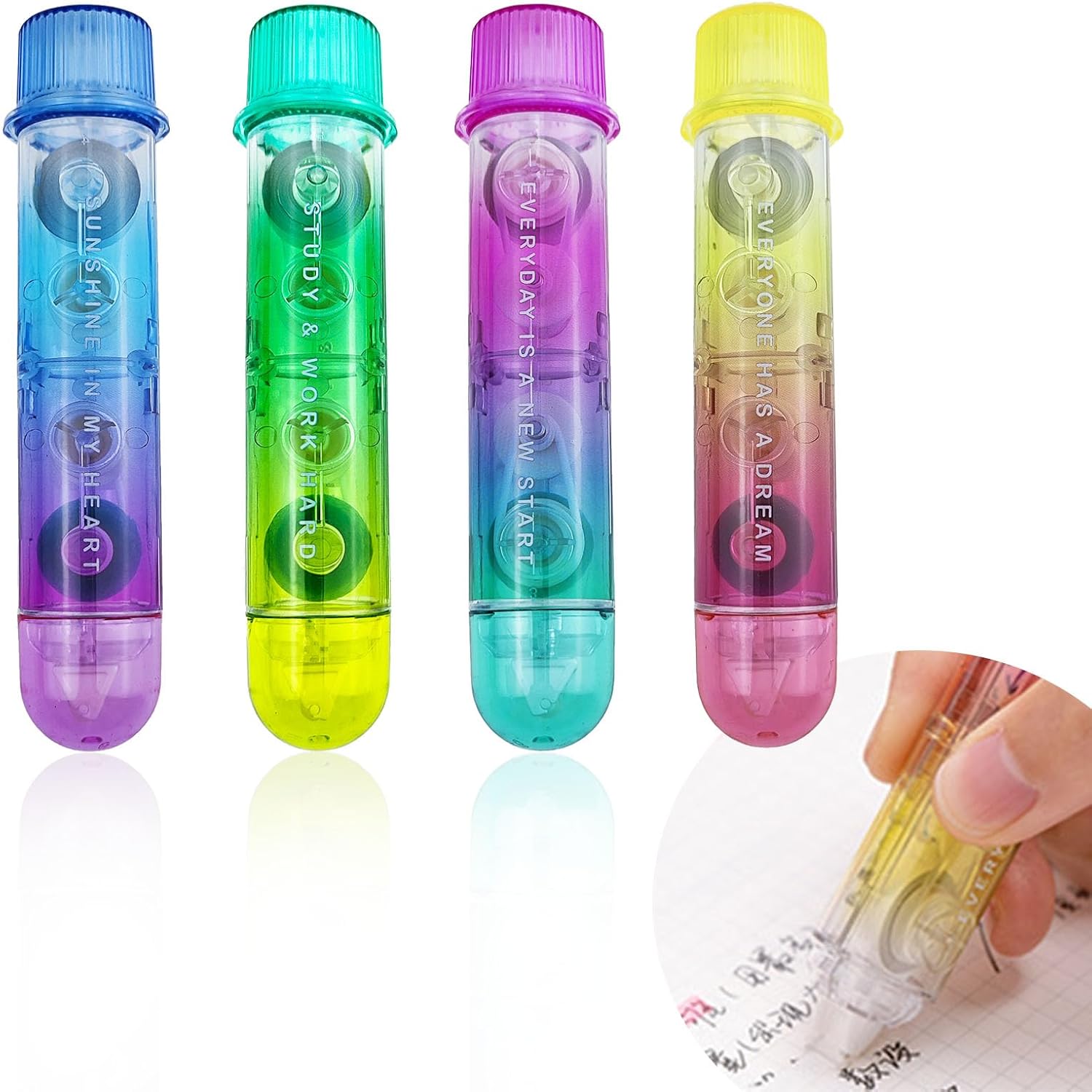 4 PACK 2 In1 ruban correcteur  - Correction Tape Roller avis et prix