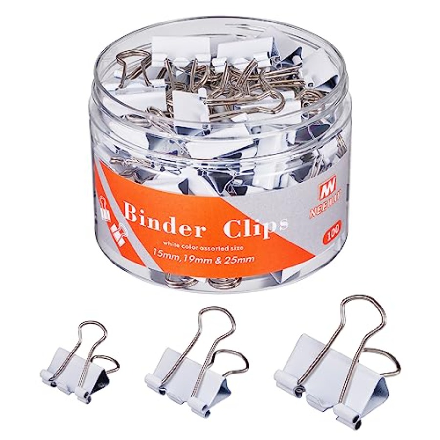 Clips de reliure de tailles va - Binder Clip Assorted avis et prix