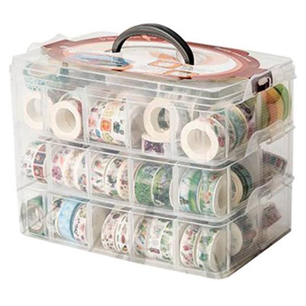Boîte de rangement transparent - Washi Tape Set avis et prix