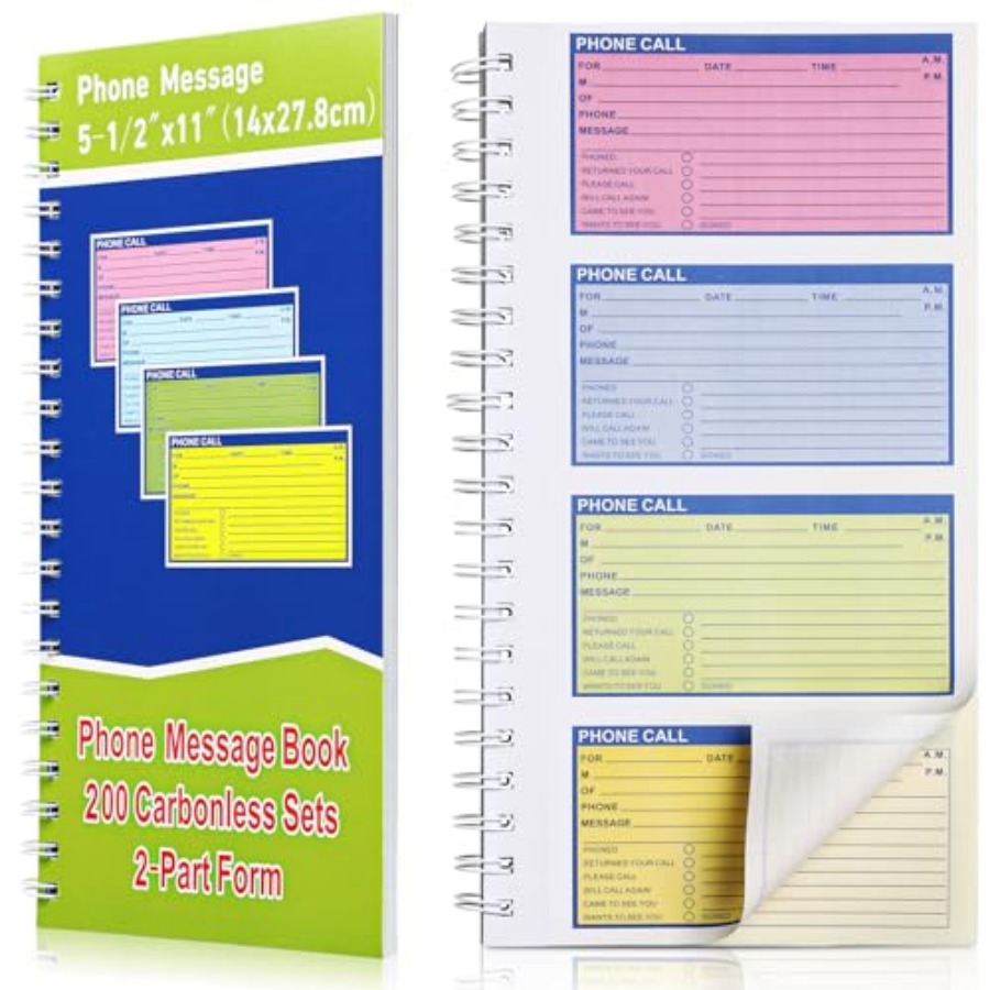1 pièce Carnet de messages tél - Carbon Copy Book avis et prix