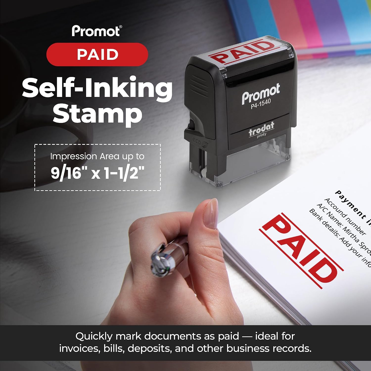 Tampon auto-encreur rechargeab - Self Inking Stamp avis et prix