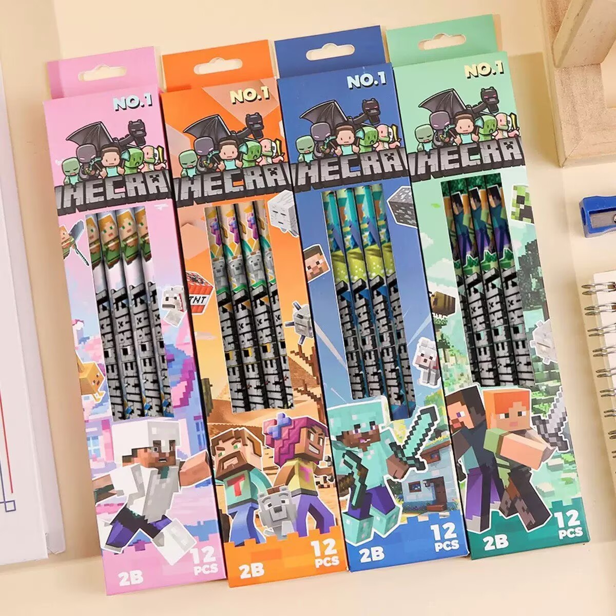 Lot de 4 à 12 crayons sans boî - Stationery Supplier avis et prix