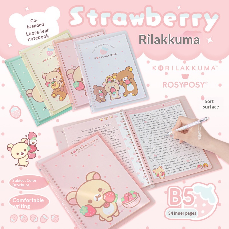 Rosyposy Korilakkuma Strawberr - Graph Paper Pad avis et prix