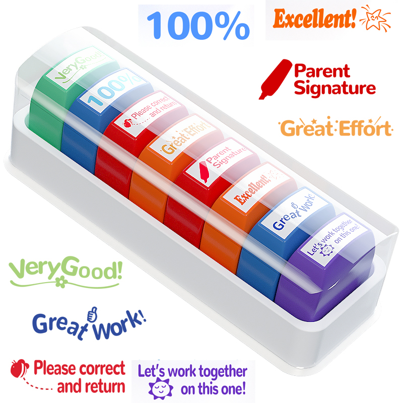 8 tampons pour enseignants, ta - Self Inking Stamp avis et prix